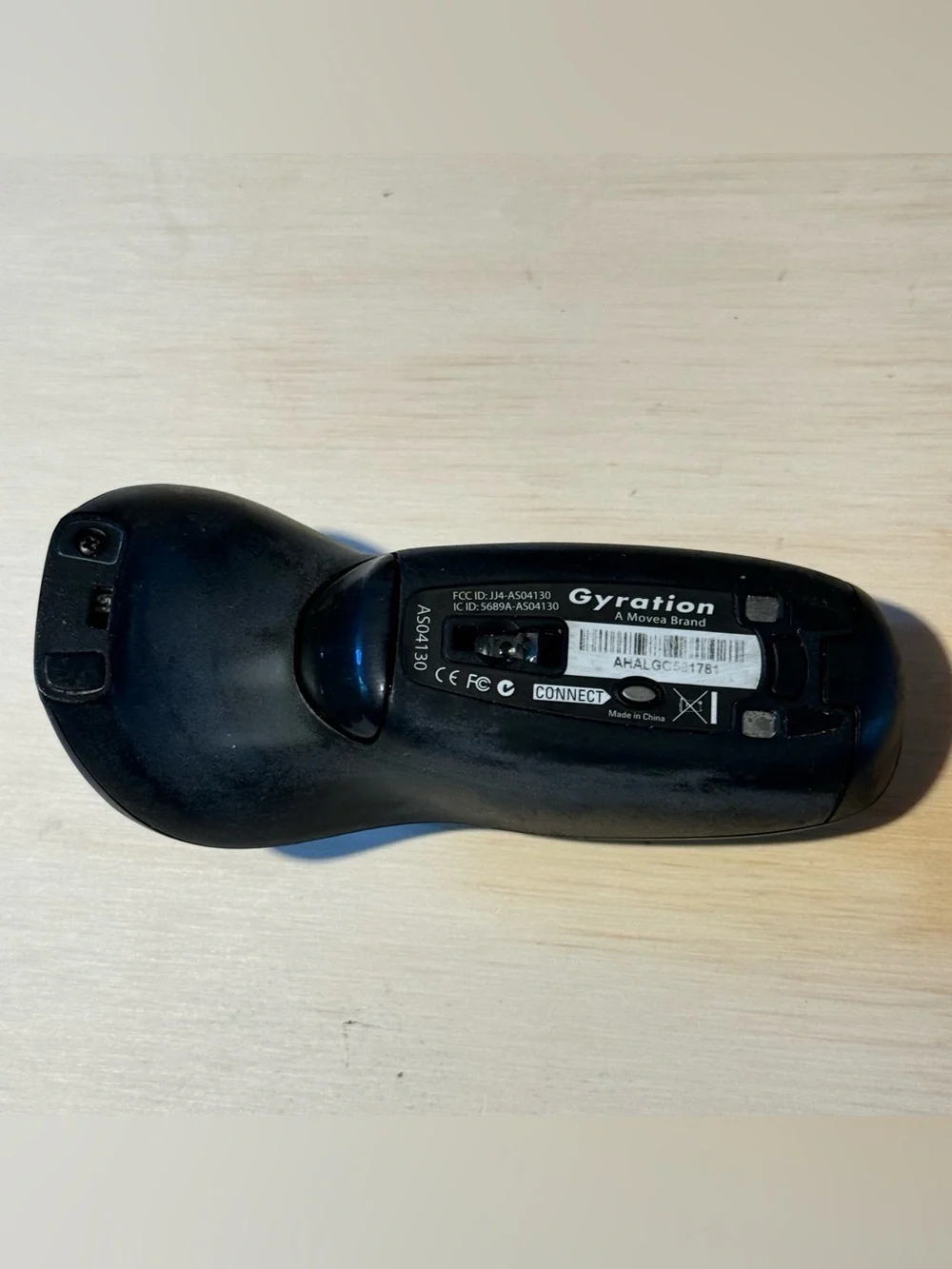 Gyration Go Plus AS04130-003 Black Wireless 2.4GHz Motion Sensor Laser Air Mouse